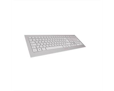 Cherry CHERRY DW 8000 Keyboard and Mouse Set silver/white USB (DE) Tastatur- und Maus-Set von Cherry