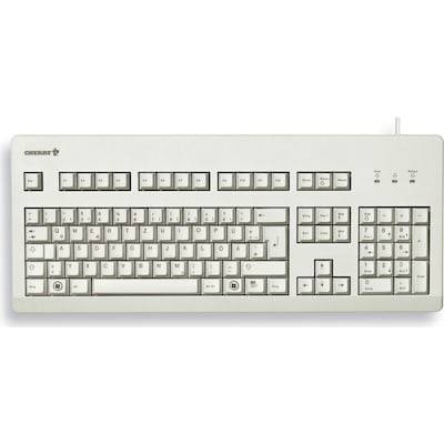 Cherry G80-3000 Kabelgebundene Tastatur DE-Layout USB grau von Cherry