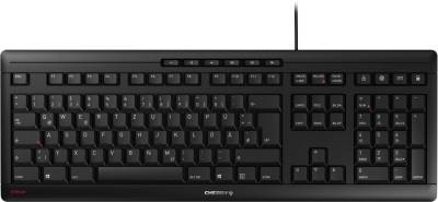 Cherry JK-8500DE-2 Stream Keyboard, schwarz, deutsches Layout PC-Tastatur von Cherry
