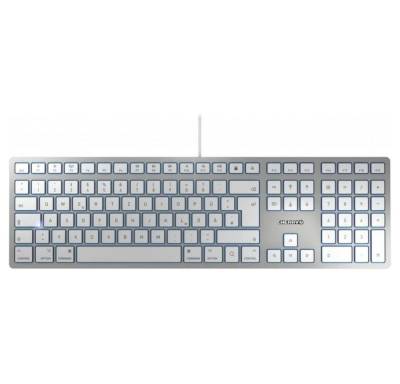 Cherry KC 6000 Slim for Mac - Tastatur - silber Slimline-Tastatur von Cherry
