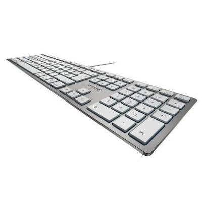 Cherry KC 6000 Slim für Mac Tastatur USB silber von Cherry