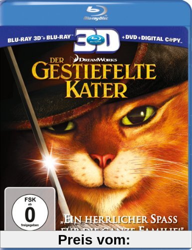 Der Gestiefelte Kater (+ Blu-ray + DVD + Digital Copy) [Blu-ray 3D] von Chris Miller
