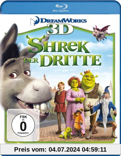 Shrek 3 - Shrek der Dritte (+ Blu-ray 3D) [Blu-ray] von Chris Miller