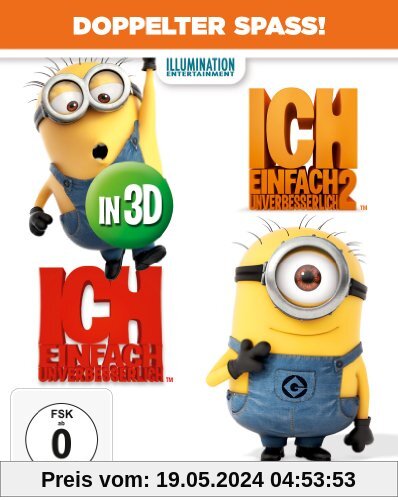 Ich einfach unverbesserlich 1+2 (2D/3D) (Limitiert / Exklusiv bei Amazon.de) [3D Blu-ray] von Chris Renaud