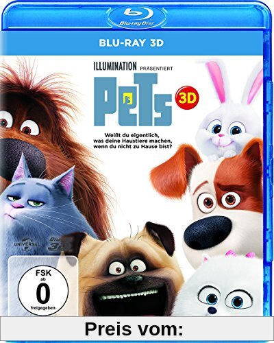 Pets  (+ Blu-ray) [Blu-ray 3D] von Chris Renaud