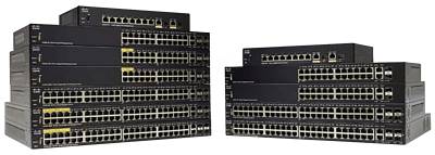 CISCO SF350-48MP - Switch, 48-Port + 2, Fast Ethernet, mini-GBIC von Cisco
