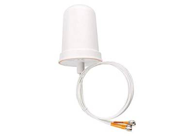 Cisco Aironet Wi-Fi-Antenne, Dual-Band, omnidirektional, 3 dBi (2,4 GHz)/2 dBi (5 GHz), MIMO (4 Dual-Band-Ports), Wandhalterung, 1 Jahr eingeschränkte Hardwaregarantie (AIR-ANT2544V4M-R8=) von Cisco