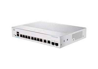Cisco Business CBS350-8T-E-2G Managed Switch | 8 GE-Ports | Ext. Netzteil | 2 x 1G-Combo-Ports | Begrenzter Lebenszeitschutz (CBS350-8T-E-2G) von Cisco