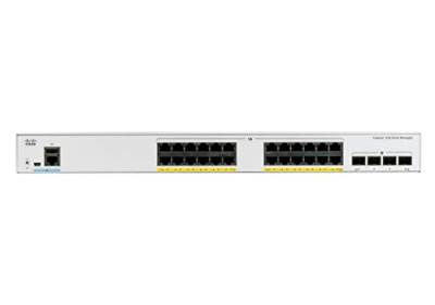 Cisco Catalyst 1000-24FP-4X-L Netzwerk Switch, 24 GbE PoE+ Ports, 195W PoE Budget, 4 10G SFP+ Uplink Ports, lüfterloser Betrieb, erweiterte eingeschränkte Lebenszeitgarantie (C1000-24FP-4X-L) von Cisco