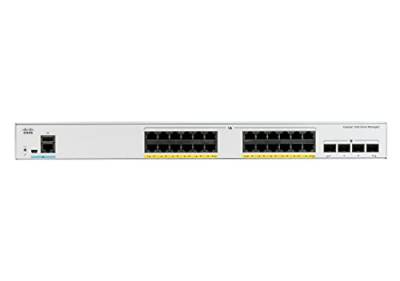 Cisco Systems Catalyst 1000-24T-4X-L Netzwerk-Switch, 24 Gigabit Ethernet (GbE)-Ports, 4 10G-SFP+-Uplink-Ports, lüfterloser Betrieb, erweiterte eingeschränkte Lebenszeitgarantie (C1000-24T-4X-L) von Cisco