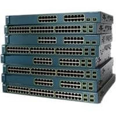 Cisco Systems Catalyst 3560 Switch Giga 24 x RJ45 10/100/1000 + 4 x MiniGBIC SMI 19 von Cisco