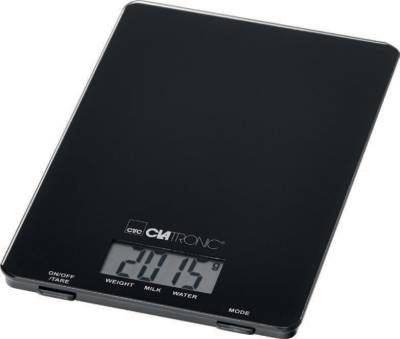 CLATRONIC Küchenwaage KW 3626, Tragkraft, 5 kg, schwarz von Clatronic