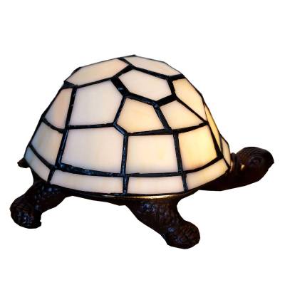 Dekoleuchte 6001, Schildkröte im Tiffany-Design von Clayre&Eef