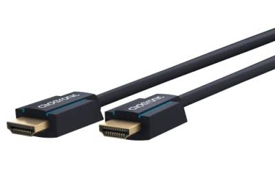 Clicktronic Ultra High Speed HDMI 2.1 Kabel mit Ethernet - 48 Gbps 8K / 4K 120Hz HDMI Kabel PS5 mit eARC, Dynamic HDR, VRR, 3D, Dolby Vision, Perfekt für XBOX, HDTV, Heimkino, Soundbar 50cm von Clicktronic