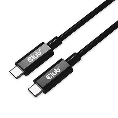 Club 3D CAC-1578 USB4 Gen3x2 Type-C Bi-Direktional Kabel 8K60Hz 40Gbps PD 240W(48V/5A) EPR St/St 2m von Club 3D