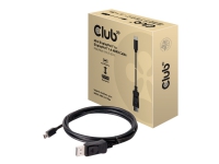 CLUB3D Mini DisplayPort auf DisplayPort 1.4 HBR3 8K60Hz Kabel, 2 Meter, 2 m, Mini Displayport, Displayport, Männlich, Männlich, 7680 x 4320 Pixel von Club-3d