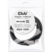 Club 3D DisplayPort 1.4 Kabel 2m DP zu DP HBR3 St./St. schwarz CAC-2068 von Club3D