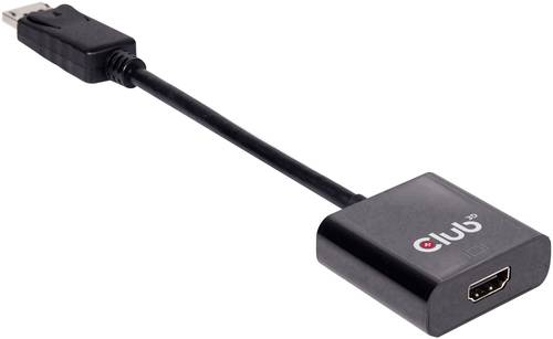 Club3D CAC-2070 DisplayPort Adapter [1x DisplayPort Stecker - 1x HDMI-Buchse] Schwarz von Club3D