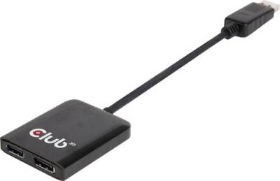 Club3D CSV-6200 DisplayPort Adapter [1x DisplayPort Stecker, USB 3.2 Gen 1 Buchse Micro B (USB 3.0) von Club3D