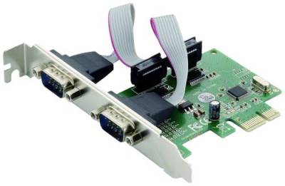 Conceptronic SRC01G 2 Port Serielle Steckkarte PCIe, Seriell (9pol.) PCIe von Conceptronic