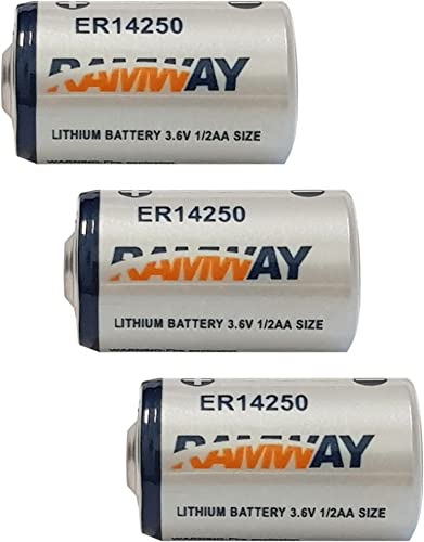 ER14250 Batterie für Eve Door und Window, Kompatibel mit Saft LS, 3,6V, 1200mAh, Li-SOCl2, Alarmanlage, Torantrieben, Pulsoximeter, Einbruchmelder, Sensoren, Nicht Wiederaufladbar (3 Stück) von Conipa