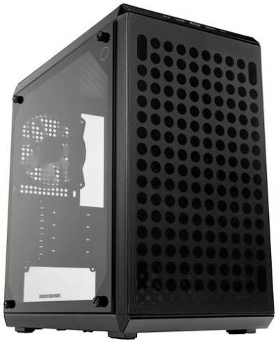 Cooler Master MasterBox Q300L V2 Mini-Tower PC-Gehäuse Schwarz 1 vorinstallierter Lüfter, Staubfil von Cooler Master