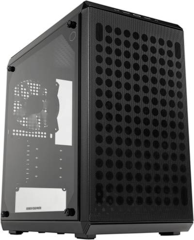 Cooler Master Q300L V2 - Mini Tower - PC - Schwarz - Transparent - micro ATX - Mini-ITX - Kunststoff - Stahl - Geh�rtetes Glas - 15,9 cm (Q300LV2-KGNN-S00) von Cooler Master