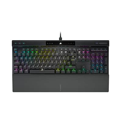 CORSAIR K70 RGB PRO Mechanische Kabelgebundene Gaming-Tastatur - CHERRY MX RED Linear Switches - PBT Double-Shot Keycaps - iCUE-Kompatibel - QWERTZ DE - PC, Mac, Xbox - Schwarz von Corsair