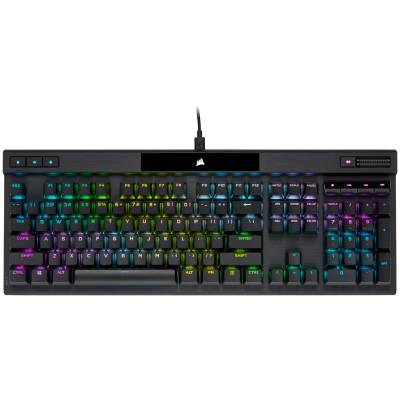 Corsair K70 PRO Optische RGB-Gaming-Tastatur, Kabelgebunden, RGB-LED-Hintergrundbeleuchtung, Optische CORSAIR OPX-Tastenschalter, QWERTZ (DE)-Layout von Corsair