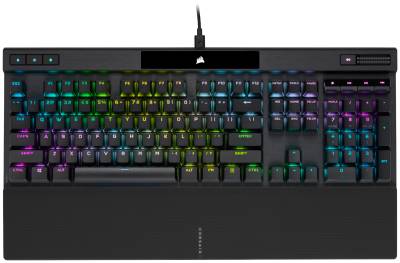 Corsair K70 RGB PRO Mechanische Gaming-Tastatur, DE-Layout RGB-LED-Hintergrundbeleuchtung, CHERRY MX Red-Tastenschalter, Schwarz von Corsair