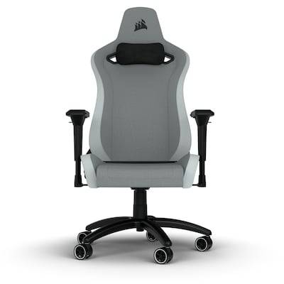 Corsair TC200 Fabric Standard Fit Gaming Chair, Light Grey/ White von Corsair