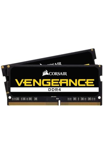 Corsair Vengeance SODIMM 16GB (2x8GB) DDR4 3200MHz CL22 Speicher für Laptop/Notebooks (Unterstützung für Intel Core™ i5 und i7 Prozessoren der 6. Generation) Schwarz von Corsair