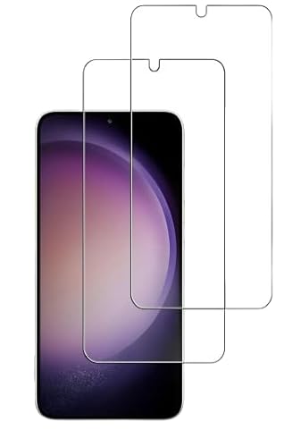 Panzerfolie kompatibel mit Samsung Galaxy S23 FE [2 Stück] Displayschutzfolie,Schutzfolie [kein Glas] 9H Glas,100% Fingerabdrucksensor Nano-Glas von Cracksin