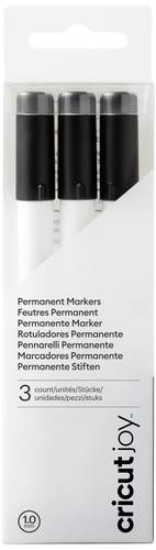 Cricut Joy Permanent Marker 3-Pack 1.0 Stiftset Schwarz von Cricut