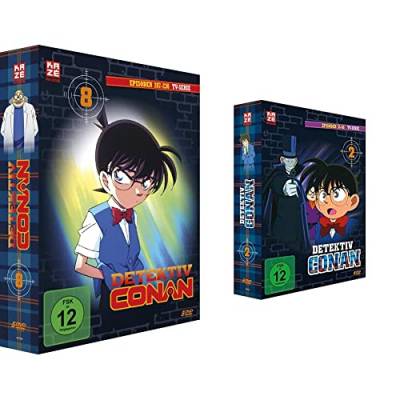 Detektiv Conan - TV-Serie - Vol.8 - [DVD] & Detektiv Conan - TV-Serie - Vol.2 - [DVD] von Crunchyroll