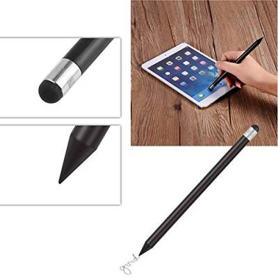 Cryfokt Touch-Stift, Doppelklicken Sie, um den Stift Einfach zu Zeichnen, für die Meisten Smartphones mit Kapazitivem Bildschirm-Tablet (Schwarz) von Cryfokt