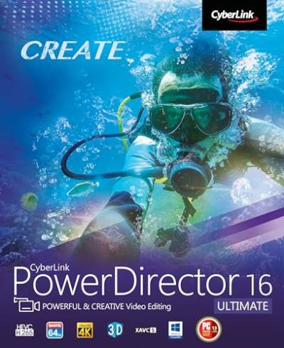 CyberLink PowerDirector 16 Ultimate [Download] von CyberLink