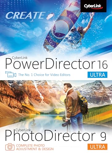 CyberLink PowerDirector 16 Ultra & PhotoDirector 9 Ultra Duo [Download] von CyberLink