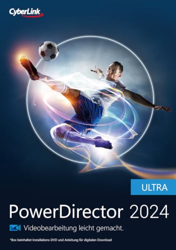 CyberLink PowerDirector 2024 Ultra | PC Aktivierungscode per Email von CyberLink