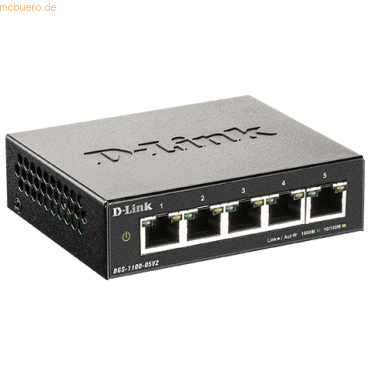 D-Link D-Link DGS-1100-05V2 5-Port Gigabit Smart Switch von D-Link