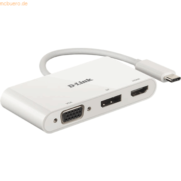 D-Link D-Link DUB-V310 USB-C 3-Port Video Adapter (HDMI, DP, VGA) von D-Link