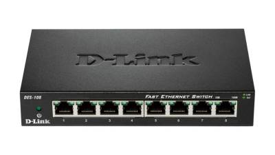 D-Link DES-108 8-Port 100MBit/s Switch von D-Link