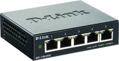 D-Link DGS-1100-05V2 Netzwerk Switch 5 Port 1 GBit/s von D-Link