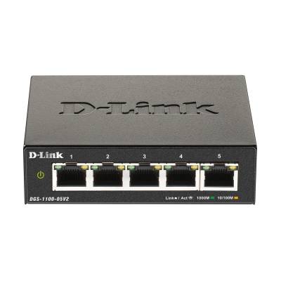 D-Link DGS-1100-05V2 Smart Managed Switch 5x Gigabit Ethernet von D-Link