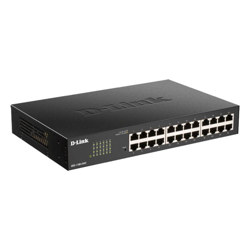 D-Link DGS-1100-24PV2 Smart Managed Switch [24x Gigabit Ethernet (12x PoE)] von D-Link