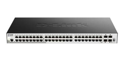 D-Link DGS-1510-52X 52-PortGigabit Sackable Smart Managed Switch (48 x 10/100/1000 Mbit/s Ports, 4 x 10G SFP+ Ports, Full/Half-Duplex für 10/100 Mbit/s) von D-Link