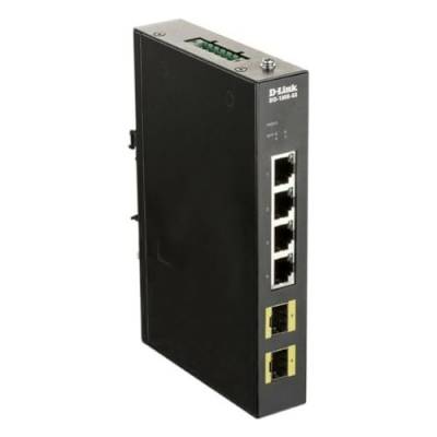 D-Link DIS-100G-6S Netzwerk-Switch Managed Gigabit Ethernet (10/100/1000) Schwarz von D-Link
