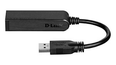 D-Link DUB-1312 USB 3.0 Gigabit Adapter (USB 3.0 Typ A auf RJ-45 Gigabit Ethernet, 10/100/1000 Mbps, kompatibel zu Windows 10 & 11, Mac OS 10.6 bis 10.8, Linux-Kernel ab 2.6.14x) von D-Link