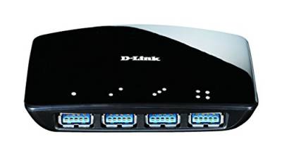D-Link DUB-1340/B SuperSpeed USB 3.0 Hub mit 4 Anschlüssen von D-Link