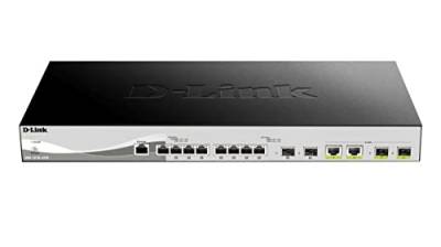 D-Link DXS-1210-12TC/E Netzwerk-Switch Managed L2 10G Ethernet (100/1000/10000) 1U Schwarz, Silber von D-Link